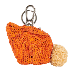 Loewe Bunny Charm, Raffia, Orange, 105101, DB, 3*